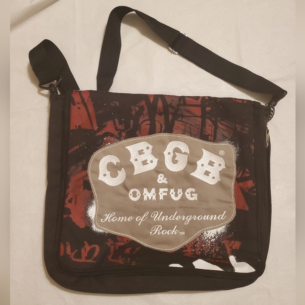 CBGB - Punk Rock Club Messenger Bag. Unisex. - Picture 8 of 8